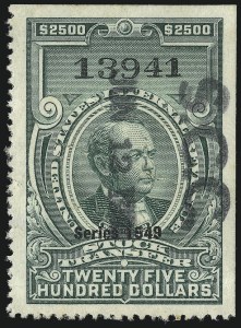 Sale 1067, Lot 623, Revenues: Proprietary thru Stock Transfer