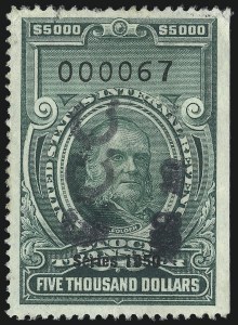 Sale 1067, Lot 626, Revenues: Proprietary thru Stock Transfer