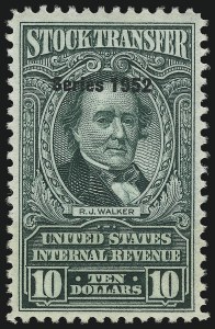 Sale 1067, Lot 630, Revenues: Proprietary thru Stock Transfer