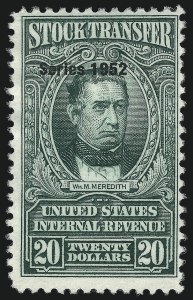 Sale 1067, Lot 631, Revenues: Proprietary thru Stock Transfer