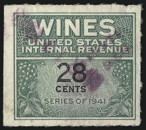 Sale 1067, Lot 634, Revenues: Wine thru Beer