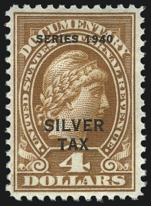 Sale 1067, Lot 674, Revenues: Playing Cards, Silver Tax, Narcotics