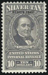 Sale 1067, Lot 680, Revenues: Playing Cards, Silver Tax, Narcotics