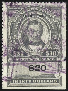 Sale 1067, Lot 682, Revenues: Playing Cards, Silver Tax, Narcotics