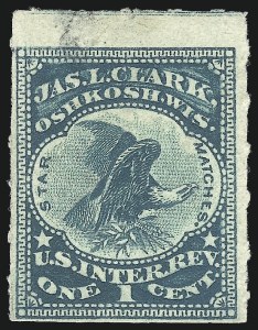 Sale 1067, Lot 702, Revenues: Private Die Proprietary - Match & Medicine