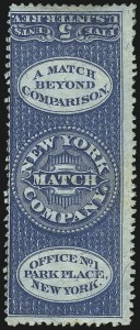 Sale 1067, Lot 705, Revenues: Private Die Proprietary - Match & Medicine