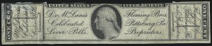Sale 1067, Lot 720, Revenues: Private Die Proprietary - Match & Medicine