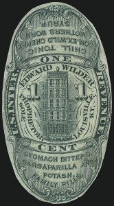 Sale 1067, Lot 742, Revenues: Private Die Proprietary - Match & Medicine