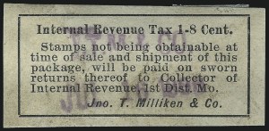 Sale 1067, Lot 747, Revenues: Private Die Proprietary - Match & Medicine