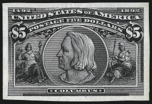 Sale 1067, Lot 803, Essays and Proofs, Specimen Ovpts.