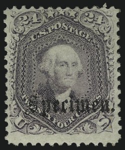 Sale 1067, Lot 826, Essays and Proofs, Specimen Ovpts.