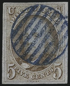 Sale 1067, Lot 851, 1847 Issue and 1875 Reproduction of 1847 Issue (Scott 1-4)