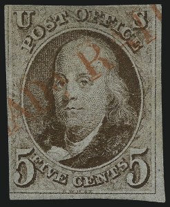 Sale 1067, Lot 859, 1847 Issue and 1875 Reproduction of 1847 Issue (Scott 1-4)