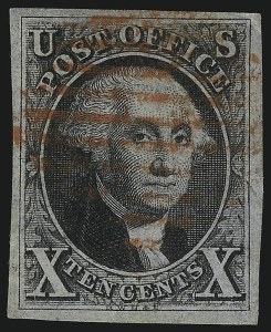 Sale 1067, Lot 860, 1847 Issue and 1875 Reproduction of 1847 Issue (Scott 1-4)