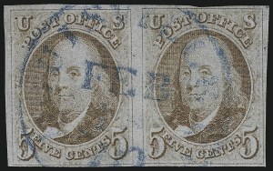 Sale 1067, Lot 861, 1847 Issue and 1875 Reproduction of 1847 Issue (Scott 1-4)