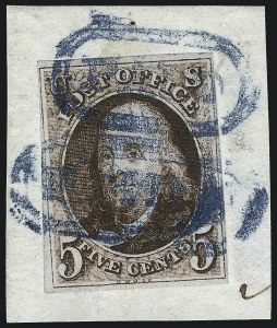 Sale 1067, Lot 864, 1847 Issue and 1875 Reproduction of 1847 Issue (Scott 1-4)