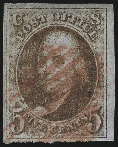 Sale 1067, Lot 865, 1847 Issue and 1875 Reproduction of 1847 Issue (Scott 1-4)