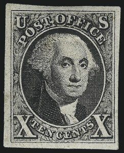 Sale 1067, Lot 874, 1847 Issue and 1875 Reproduction of 1847 Issue (Scott 1-4)
