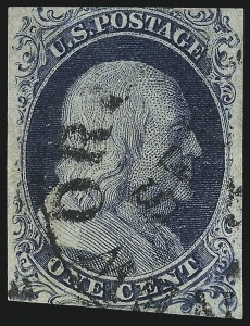 Sale 1067, Lot 882, 1c-12c 1851 Issue (Scott 5A-17)