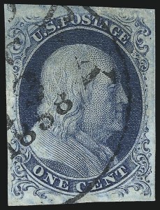 Sale 1067, Lot 883, 1c-12c 1851 Issue (Scott 5A-17)