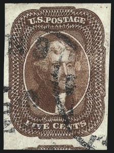 Sale 1067, Lot 890, 1c-12c 1851 Issue (Scott 5A-17)