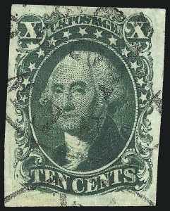 Sale 1067, Lot 914, 1c-12c 1851 Issue (Scott 5A-17)