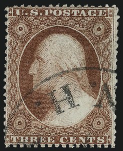 Sale 1067, Lot 932, 1c-5c 1857-60 Issue (Scott 18-30A)