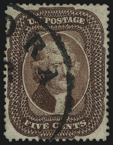 Sale 1067, Lot 940, 1c-5c 1857-60 Issue (Scott 18-30A)