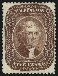 Sale 1067, Lot 941, 1c-5c 1857-60 Issue (Scott 18-30A)