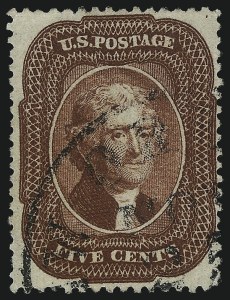 Sale 1067, Lot 943, 1c-5c 1857-60 Issue (Scott 18-30A)