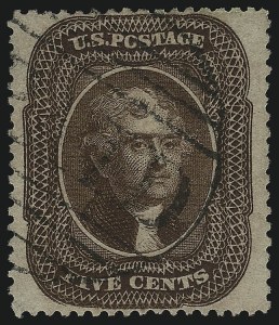 Sale 1067, Lot 951, 1c-5c 1857-60 Issue (Scott 18-30A)