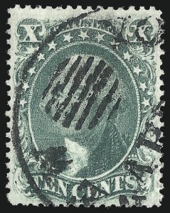 Sale 1067, Lot 963, 10c-90c 1857-60 Issue (Scott 31-39)