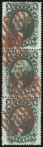 Sale 1067, Lot 977, 10c-90c 1857-60 Issue (Scott 31-39)