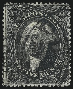 Sale 1067, Lot 978, 10c-90c 1857-60 Issue (Scott 31-39)