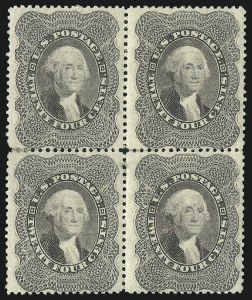 Sale 1067, Lot 985, 10c-90c 1857-60 Issue (Scott 31-39)