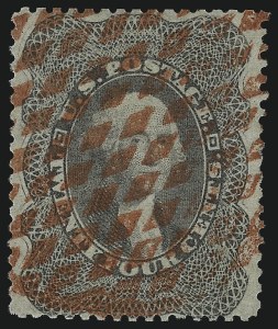 Sale 1067, Lot 986, 10c-90c 1857-60 Issue (Scott 31-39)