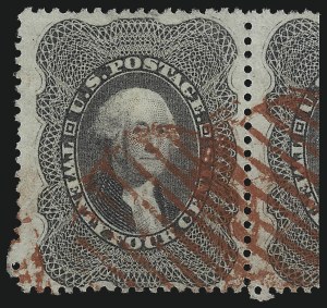 Sale 1067, Lot 987, 10c-90c 1857-60 Issue (Scott 31-39)