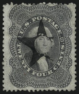 Sale 1067, Lot 988, 10c-90c 1857-60 Issue (Scott 31-39)