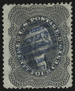 Sale 1067, Lot 990, 10c-90c 1857-60 Issue (Scott 31-39)