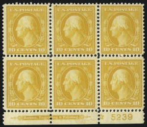 Sale 1068, Lot 252, Washington-Franklin Issues