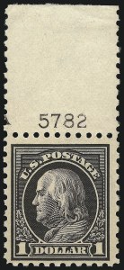 Sale 1068, Lot 273, Washington-Franklin Issues