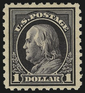 Sale 1068, Lot 285, Washington-Franklin Issues