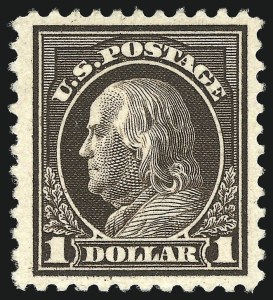 Sale 1068, Lot 303, Washington-Franklin Issues