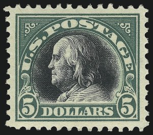Sale 1068, Lot 307, Washington-Franklin Issues