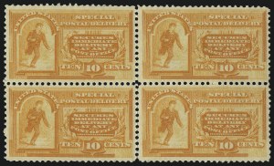 Sale 1068, Lot 402, Special Delivery thru Other Back-of-Book