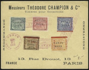 Sale 1068, Lot 611, U.S. Possessions: Canal Zone