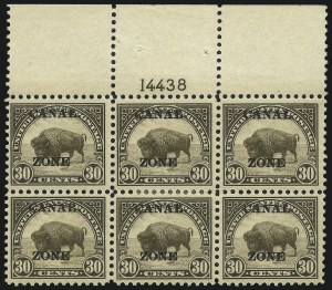 Sale 1068, Lot 621, U.S. Possessions: Canal Zone