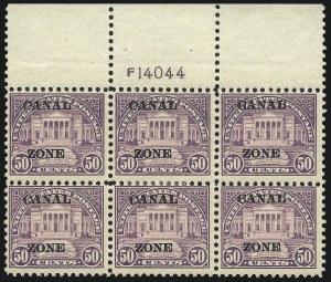 Sale 1068, Lot 622, U.S. Possessions: Canal Zone