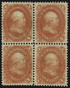 Sale 1068, Lot 63, Specialized 1c 1861-66 Issue