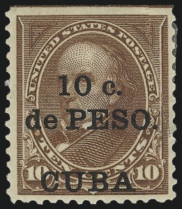 Sale 1068, Lot 705, U.S. Possessions: Cuba